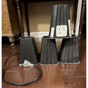 Bed Risers with Built-in Electrical Outlets and USB Ports